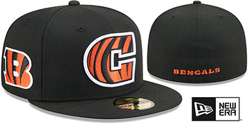 Bengals DECEPTOR Black Fitted Hat by New Era