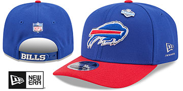 Bills 2026 PRECURVED NFL DRAFT STRETCH-SNAP Royal-Red Hat by New Era