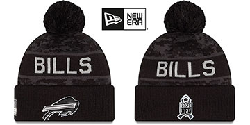 Bills 2026 SALUTE-TO-SERVICE Dark Digital Camo Knit Beanie Hat by New Era