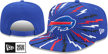 Bills BOLT A-FRAME SNAPBACK Royal Hat by New Era