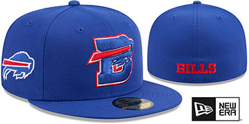 Bills DECEPTOR Royal Fitted Hat by New Era