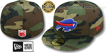 Bills NFL TEAM-BASIC Army Camo Fitted Hat by New Era