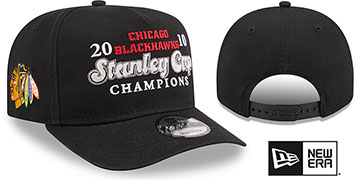 Blackhawks HISTORIC CHAMPIONS AF SNAPBACK Black Hat by New Era