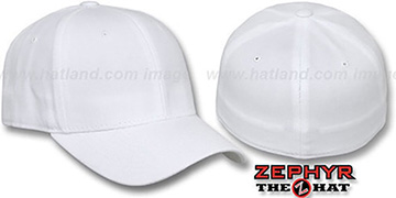 'Blank DH' WHITE Fitted Hat by Zephyr