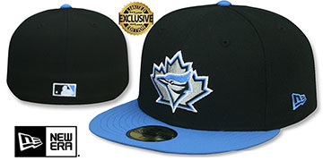 Blue Jays COOP ALTERNATE FORCE Black-Blue  Fitted Hat by New Era