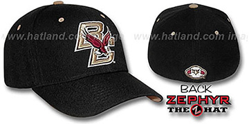 Boston College BC-DHS Black Fitted Hat by Zephyr