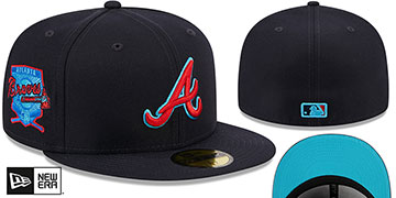 Braves 2023 FATHERS DAY Fitted Hat by New Era
