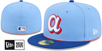 Braves 2026 'CITY CONNECT ONFIELD' Sky-Royal Fitted Hat by New Era
