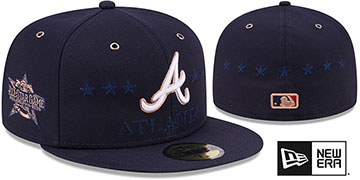 Braves 2026 MLB ALL-STAR GAME Navy Fitted Hat by New Era