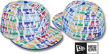 Braves BIG-TOP White-Multi Fitted Hat by New Era