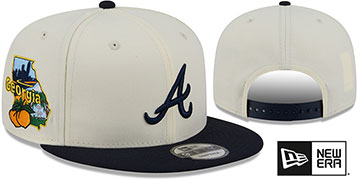 Braves LOCALIZED SNAPBACK Chrome-Navy Hat by New Era