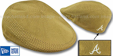 Braves PIQUE GATSBY Khaki Hat by New Era