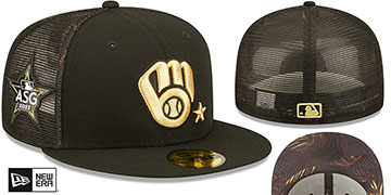 Brewers 2022 MLB ALL-STAR GAME Black Fitted Hat by New Era