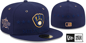 Brewers 2026 MLB ALL-STAR GAME Navy Fitted Hat by New Era