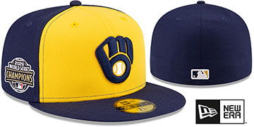 Brewers 2026 WORLD SERIES CHAMPIONS ALTERNATE Fitted Hat by New Era