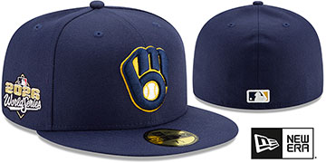 Brewers 2026 WORLD SERIES HOME Fitted Hat by New Era