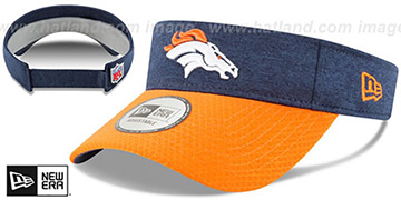 Broncos 18 NFL STADIUM Navy-Orange Visor by New Era