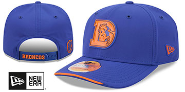 Broncos 2026 NFL HISTORIC SIDELINE SNAPBACK Royal Hat by New Era