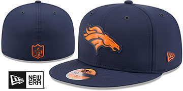 Broncos 2026 NFL SIDELINE Navy Fitted Hat by New Era