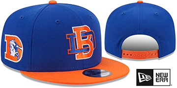 Broncos NFL LIGATURE SNAPBACK Royal-Orange Hat by New Era