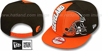 Browns NE-NC DOUBLE COVERAGE SNAPBACK Hat by New Era