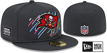 Buccaneers 2021 ONFIELD CRUCIAL CATCH Fitted Hat by New Era
