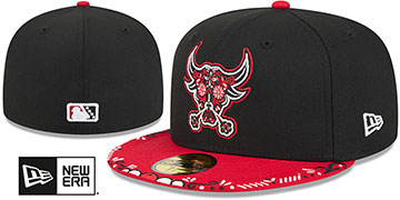 Bulls 2026 COPA DE LA DIVERSION Black-Red Fitted Hat by New Era