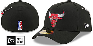 Bulls 2026 NBA ON-STAGE CRYSTAL DRAFT Black Fitted Hat by New Era