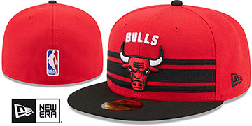 Bulls 2026 NBA TIP OFF Red-Black Fitted Hat by New Era