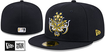 Bulls 2026 THEME NIGHT Navy Fitted Hat by New Era