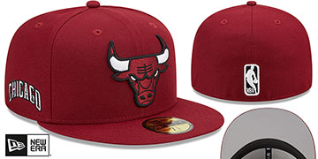 Bulls 22-23 ALTERNATE CITY-EDITION Fitted Hat by New Era