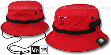 Bulls ADVENTURE Red Bucket Hat by New Era