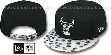 Bulls DALMATION ANIMALISTIC-FUR VIZA STRAPBACK Hat by New Era