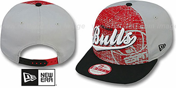 Bulls ESPN BRICK A-FRAME SNAPBACK Hat by New Era