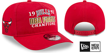 Bulls HISTORIC CHAMPIONS AF SNAPBACK Red Hat by New Era