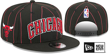 Bulls STATEMENT SNAPBACK Black Hat by New Era