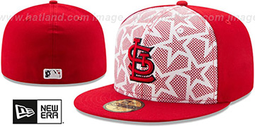 Cardinals 2016 JULY 4TH STARS N STRIPES Fitted Hat by New Era