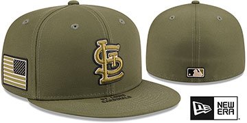 Cardinals 2026 ARMED FORCES STARS N STRIPES Hat by New Era