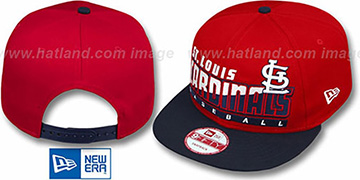 Cardinals 'SLICE-N-DICE SNAPBACK' Red-Navy Hat by New Era