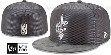 Cavaliers 2017 ONCOURT Charcoal Fitted Hat by New Era