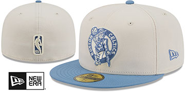 Celtics 2026 COLOR PACK Cream-Blue Fitted Hat by New Era