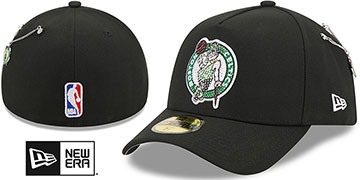 Celtics 2026 NBA ON-STAGE CRYSTAL DRAFT Black Fitted Hat by New Era