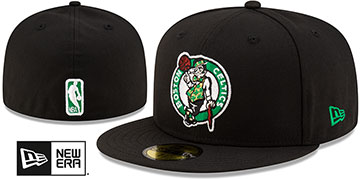 Celtics ALTERNATE NBA TEAM-BASIC Black Fitted Hat by New Era