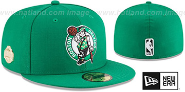 Celtics 'GILDED TURN' Green Fitted Hat by New Era