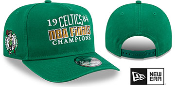Celtics HISTORIC CHAMPIONS AF SNAPBACK Kelly Hat by New Era