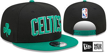 Celtics STATEMENT SNAPBACK Black-Green Hat by New Era