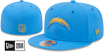 Chargers 2026 NFL SIDELINE Blue Fitted Hat by New Era