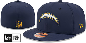 Chargers 2026 NFL SIDELINE Navy Fitted Hat by New Era