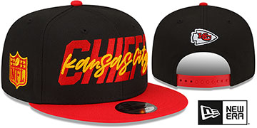 Chiefs 2022 NFL DRAFT SNAPBACK Black-Red Hat by New Era