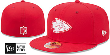 Chiefs 2026 NFL SIDELINE Red Fitted Hat by New Era